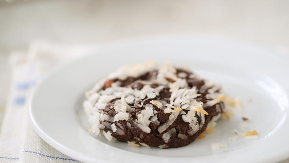 Almond-Coconut Chewy Chocolate Cookies