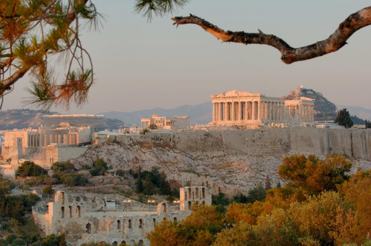 The Acropolis watches over the city: Getty Images