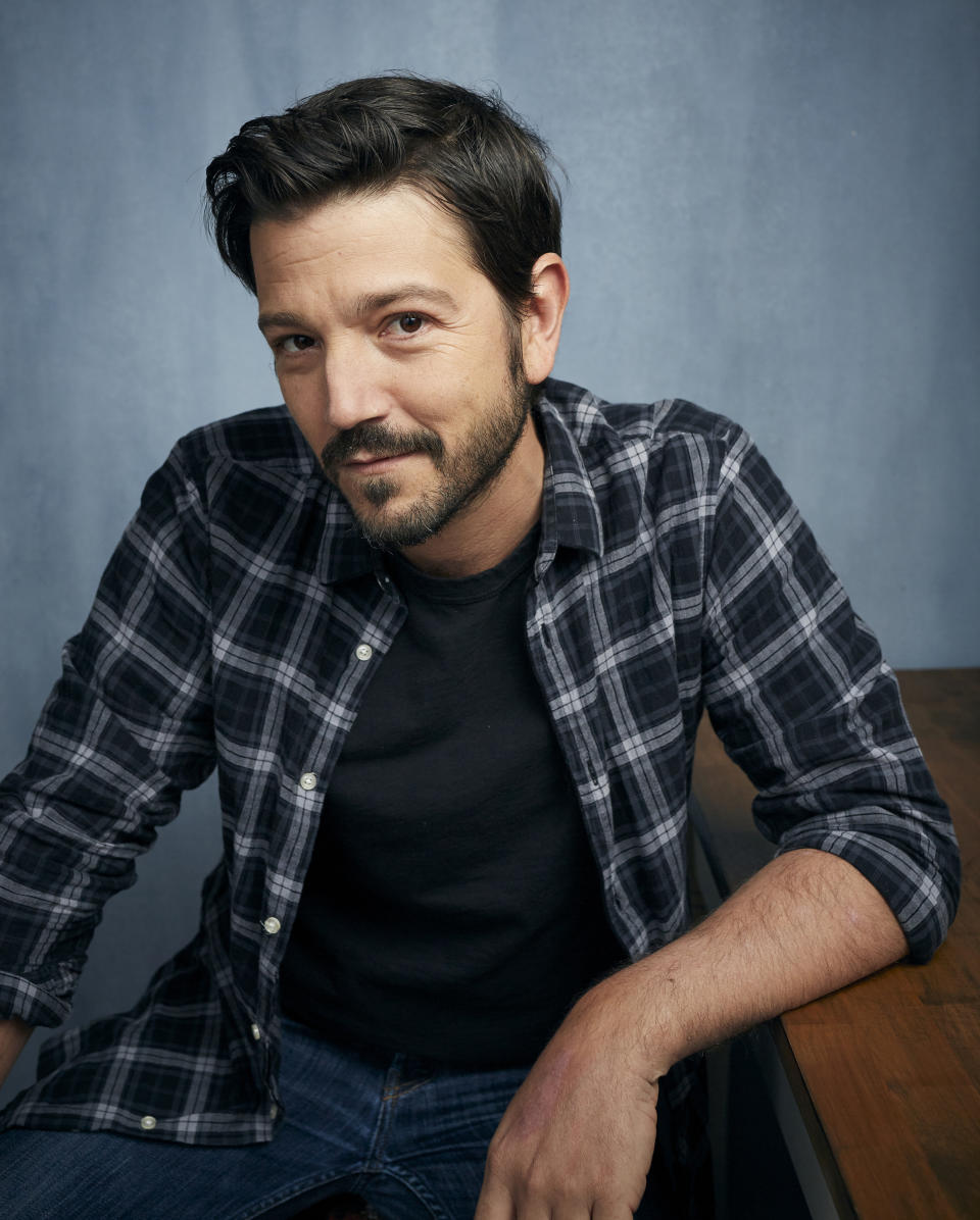 FILE - Diego Luna poses for a portrait to promote the film "Wander Darkly" during the Sundance Film Festival on Jan. 24, 2020, in Park City, Utah. Luna turns 41 on Dec. 29. (Photo by Taylor Jewell/Invision/AP, File)