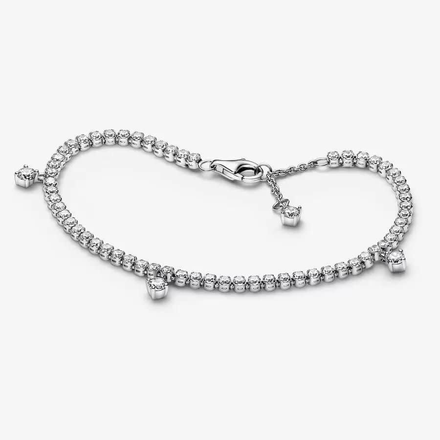 14) Sparkling Drops Tennis Bracelet