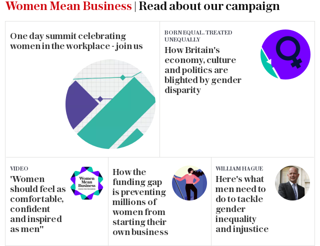 Women Mean Business | Read about our campaign