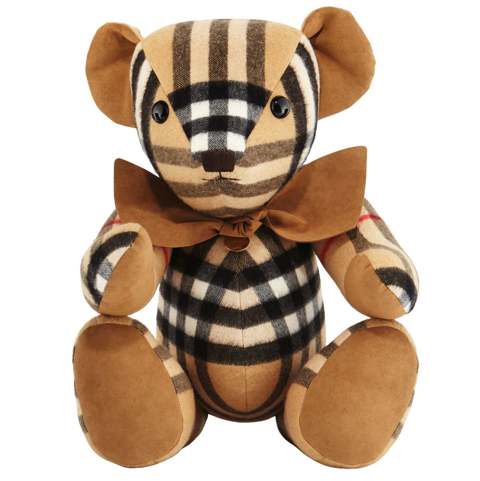 Burberry Thomas Check Cashmere Teddy Bear