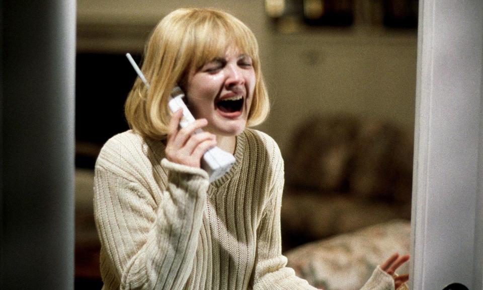 <p>Talking on the telephone is so horrifying that they based a whole movie around it. Who among us doesn't scream in terror every time that thing rings? Ew, send an email! This launched both a triumphant comeback for Drew Barrymore and a teen-slasher franchise that was surprisingly fun. </p>