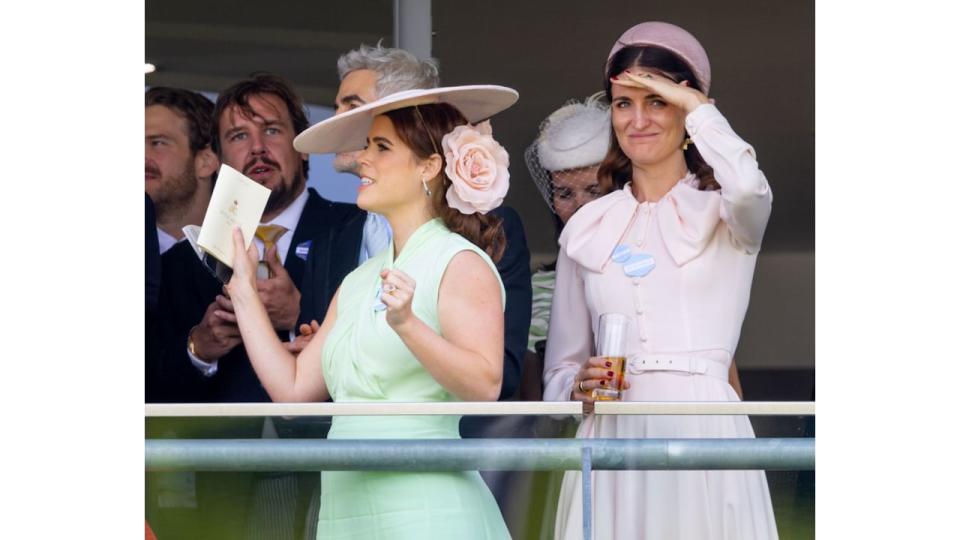 Eugenie was certainly getting into the races!