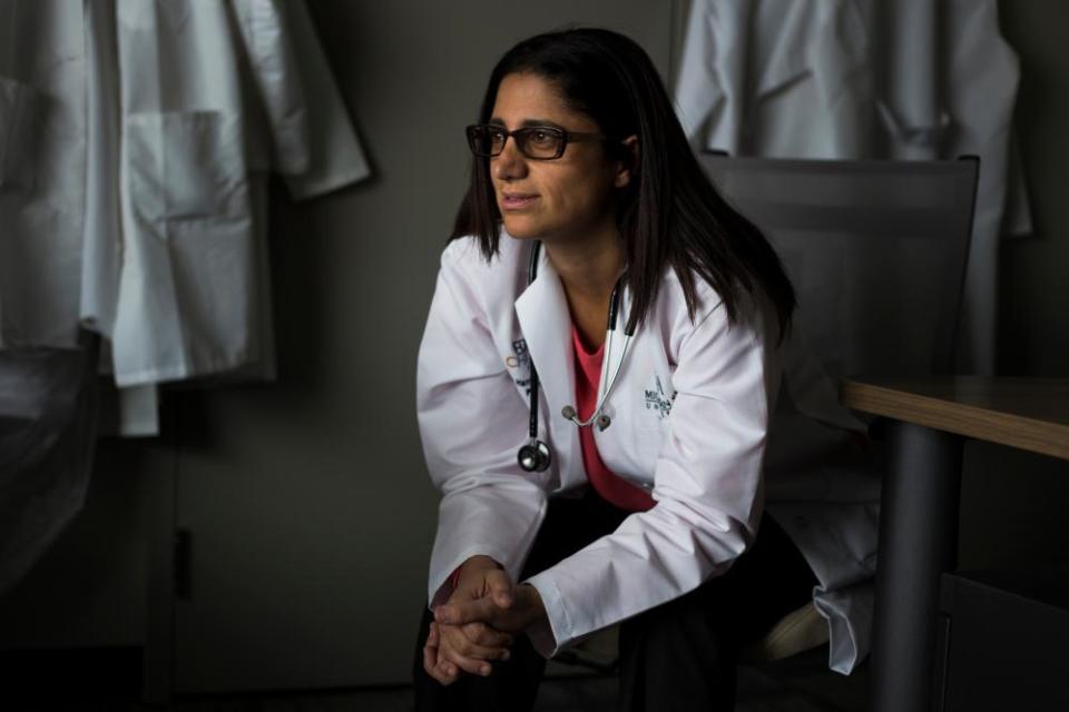 Dr Mona Hanna-Attisha at her office in the Hurley children’s center in Flint on 15 January 2016. 