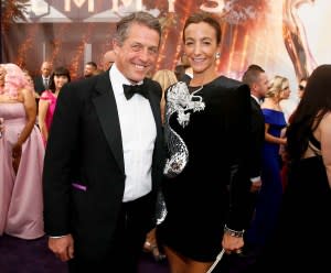 Shot Down Hugh Grant Reacts Claim He Married Wife Anna Passport