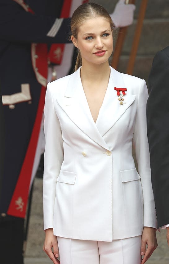 La ceremonia de recibimiento a la princesa de Asturias por su 18º cumpleaños