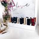 <p> Is there anything more satisfying on the eyes than a beautifully uniform arrangement of favorite lippies and nail varnishes standing to attention? We think not! So grab yourself a lipstick organizer like the Gospire 40 space lipstick holder from Amazon, and get arranging for a mindful, therapeutic afternoon... </p>