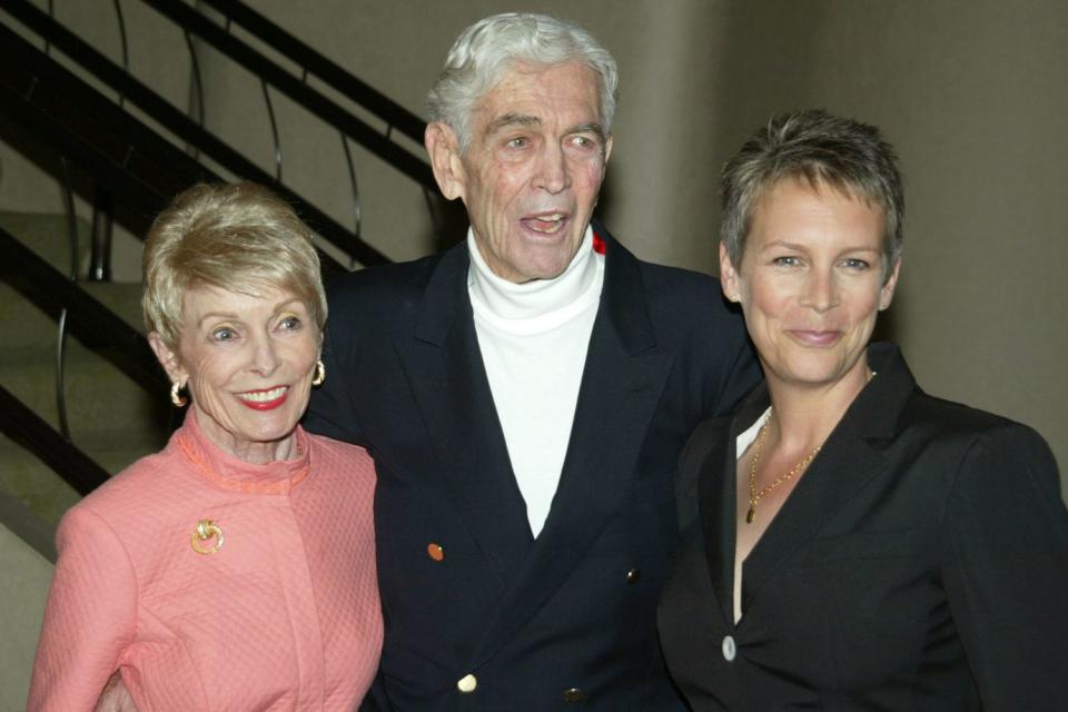 Jim Smeal/Ron Galella Collection via Getty Janet Leigh, Robert Brandt and Jamie Lee Curtis in 