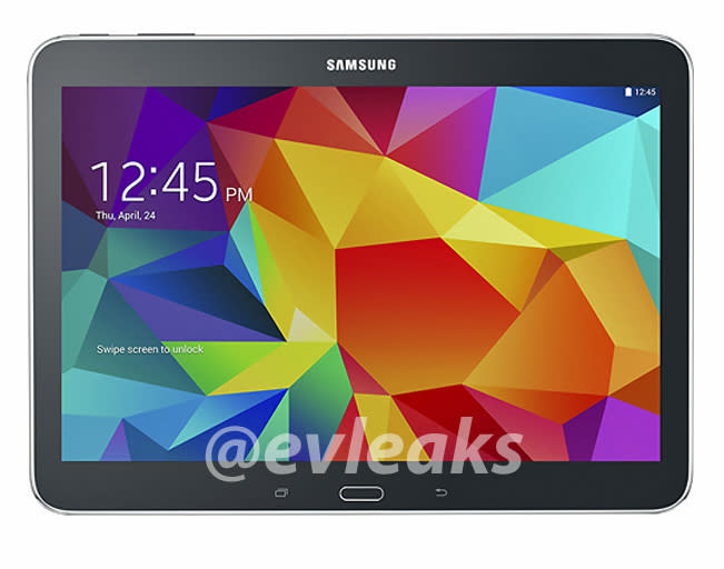 Bigger Galaxy Tab 4 shown in more leaked photos