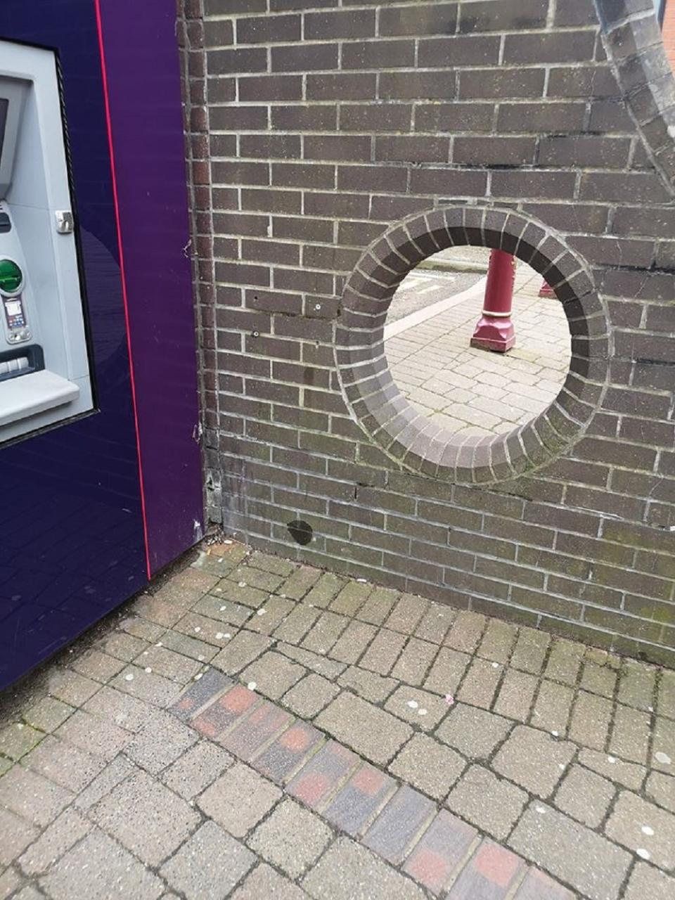 The NatWest hole in Ilkeston