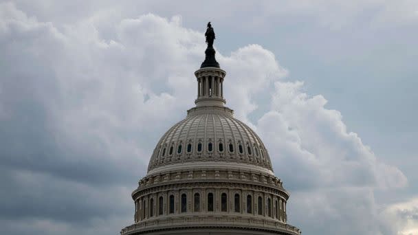PHOTO: A general view of the U.S. Capitol Dome, in Washington, D.C., July 6, 2022. (Graeme Sloan/Sipa USA via AP, FILE)