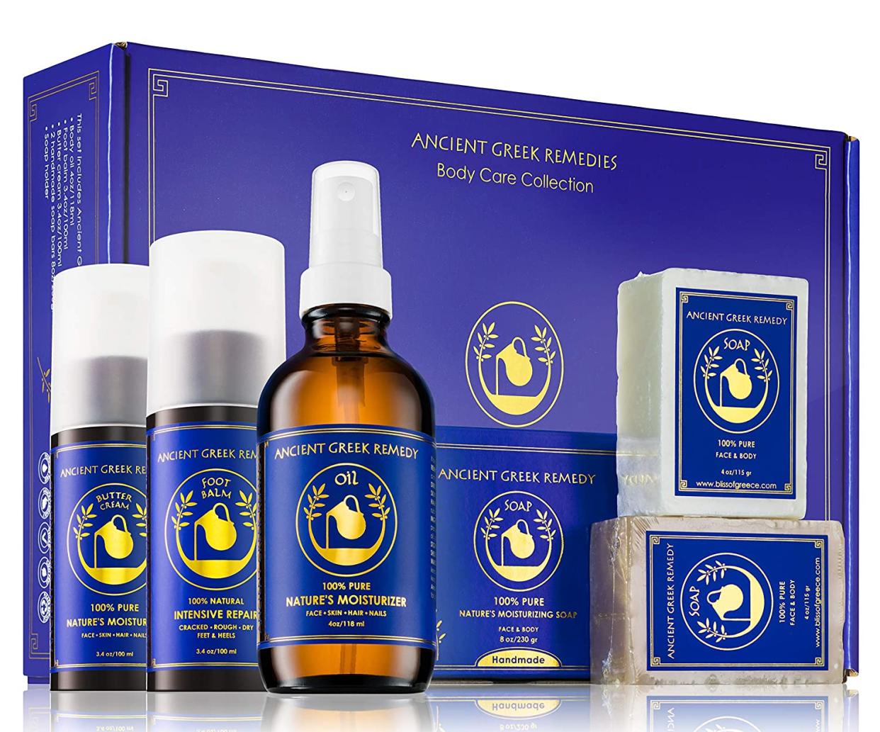 Ancient Greek Remedy Organic Spa Skin Care Gift Set
