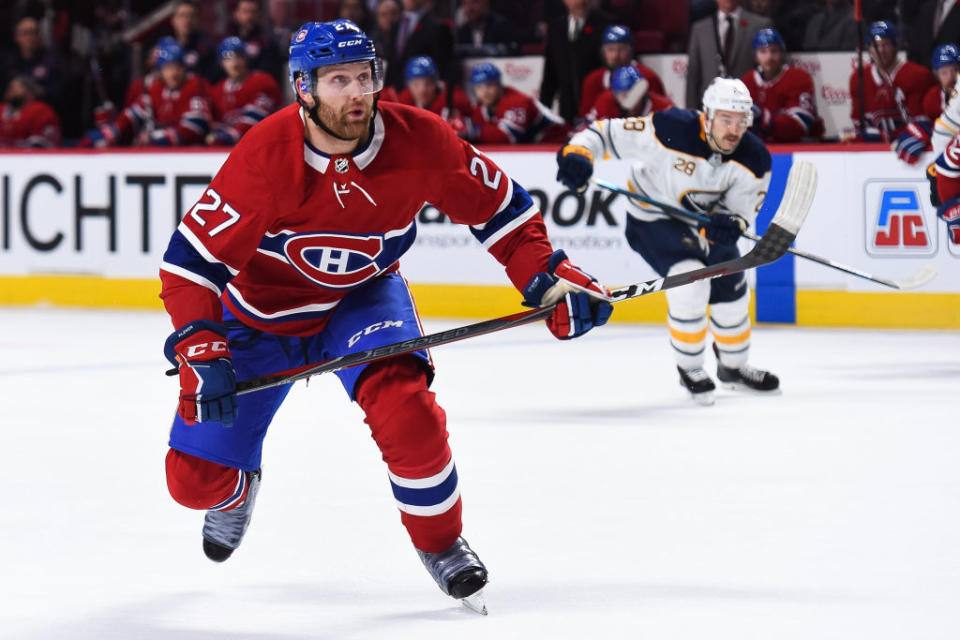 Can Karl Alzner work himself back into a full-time NHL role this season? (Getty)