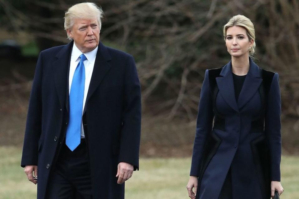 Ivanka Trump and Donald Trump