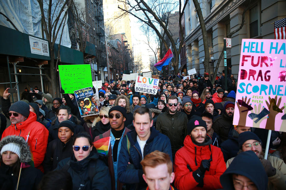 LGBT Solidarity Rally in NYC’s Greenwich Village