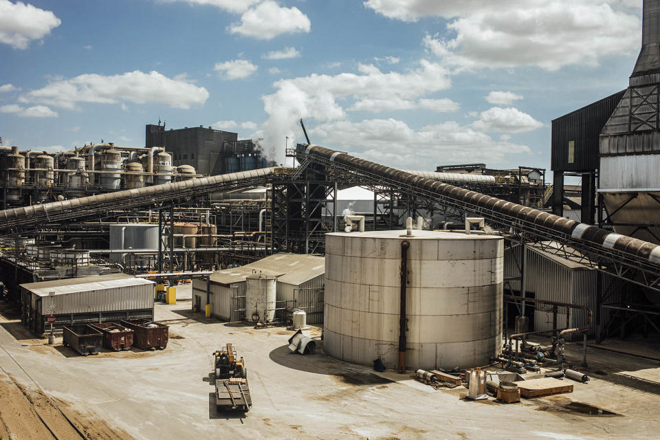 US Sugar Mill in Clewiston, Florida.