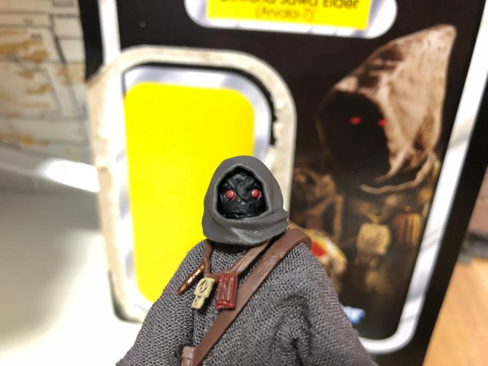 The face of a Jawa