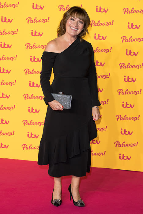 Lorraine Kelly black dress