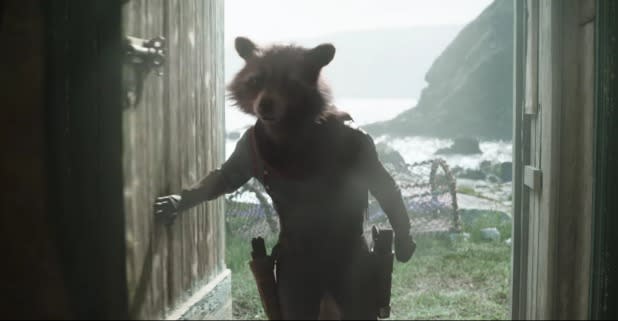 avengers endgame rocket raccoon cabin