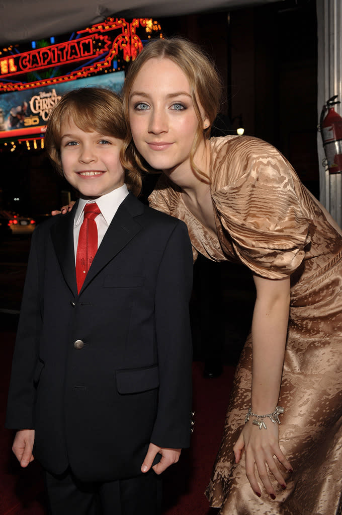 The Lovely Bones LA Premiere 2009 Christian Thomas Ashdale Saoirse Ronan