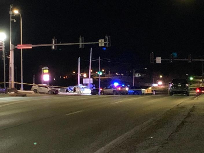 A man was fatally shot by Independence police officers Friday night near the intersection of Noland Road and U.S. 24 Highway.