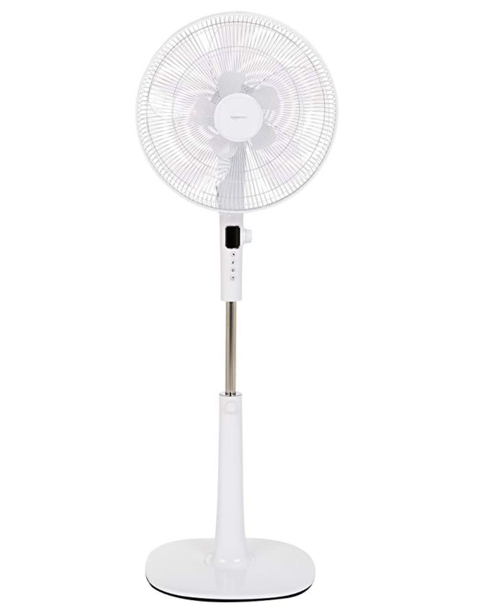 Just in time for the hot summer, grab this <strong><a href="https://amzn.to/2jSGcmb" target="_blank" rel="noopener noreferrer">oscillating pedestal fan (with remote!)</a></strong> for 30% off the original price of $80 on July 15 only.&nbsp;&nbsp;<br /><br /><strong><a href="https://amzn.to/2lni5MV" target="_blank" rel="noopener noreferrer">SHOP OTHER AMAZONBASICS DEALS</a></strong>