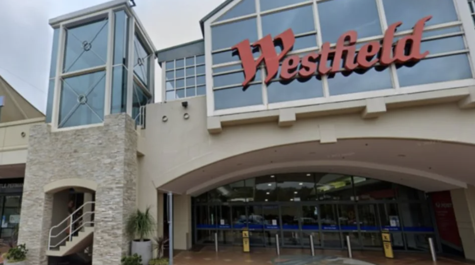 The entrance of Westfield Tuggerah.