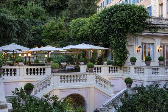 Hotel de Russie’s secluded garden is the perfect place to escape the busy city streets (Hotel de Russie)