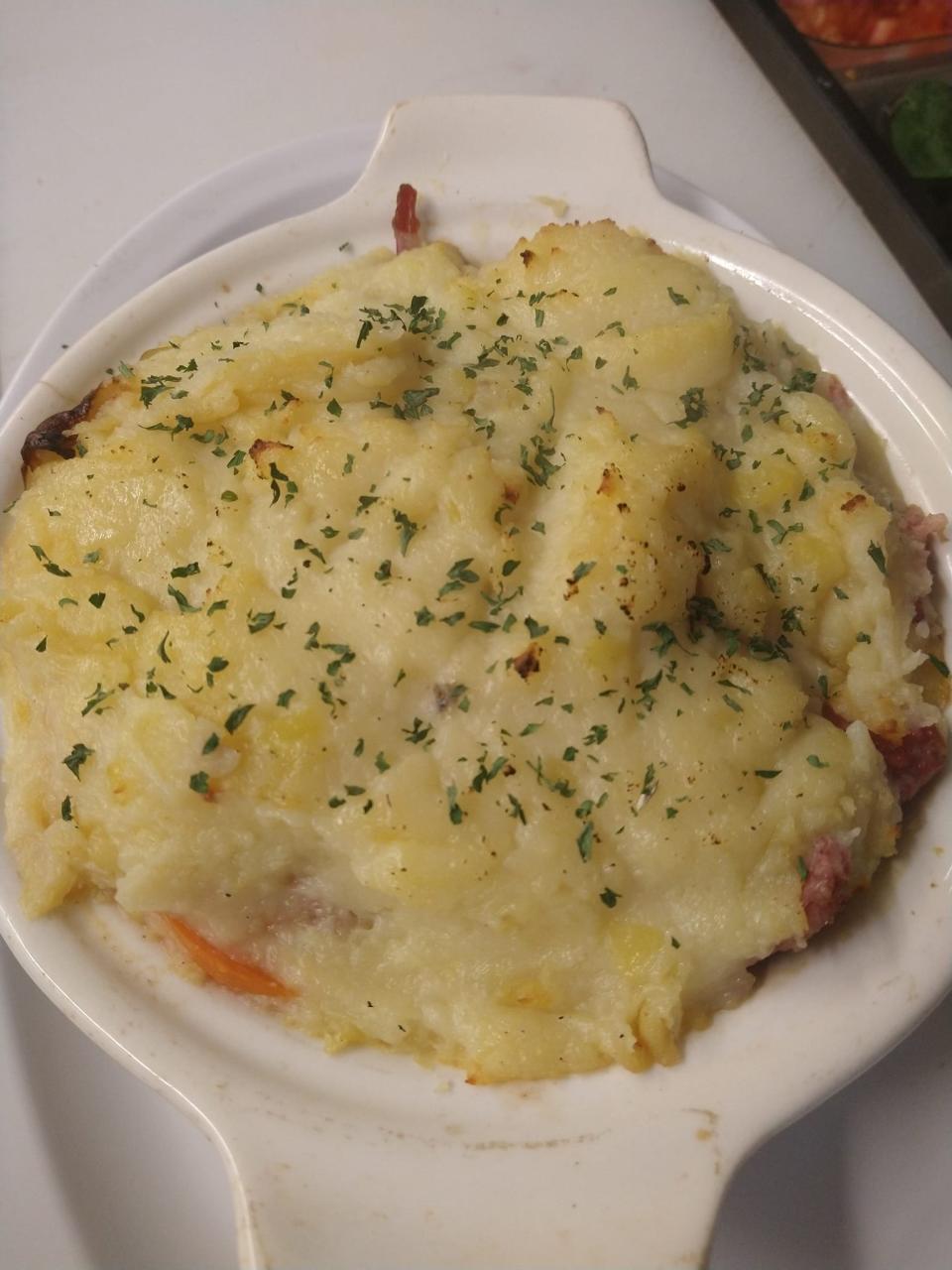 Corned beef pie at Pandolfi's Mattapoisett Diner