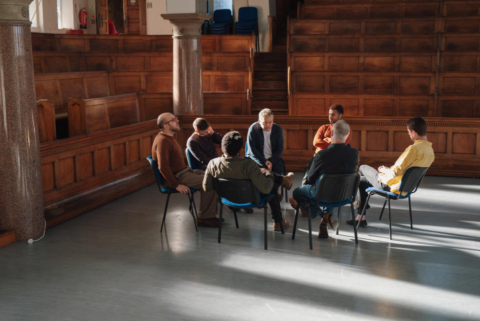 Simon says attending Gamblers Anonymous meetings finally saved him. Posed by models. (Getty Images)