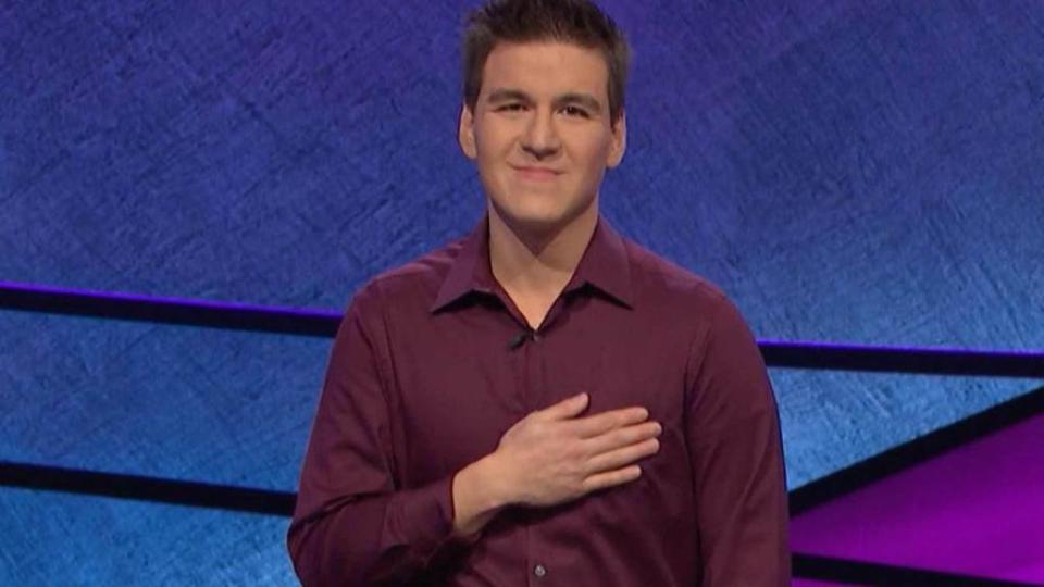 <p>Leaked footage appears to show “Jeopardy!” champ James Holzhauer finally being defeated, putting an end to his historic run. The video shows Holzhauer and the other two contestants answering the Final Jeopardy question. Holzhauer was in second place and only wagered a small amount on the final question, which he got correct. Host Alex Trebek […]</p> <p>The post <a rel="nofollow noopener" href="https://theblast.com/jeopardy-james-holzhauer-loses/" target="_blank" data-ylk="slk:‘Jeopardy!’ Super Champ James Holzhauer Finally Loses (We Think);elm:context_link;itc:0;sec:content-canvas" class="link ">‘Jeopardy!’ Super Champ James Holzhauer Finally Loses (We Think)</a> appeared first on <a rel="nofollow noopener" href="https://theblast.com" target="_blank" data-ylk="slk:The Blast;elm:context_link;itc:0;sec:content-canvas" class="link ">The Blast</a>.</p>