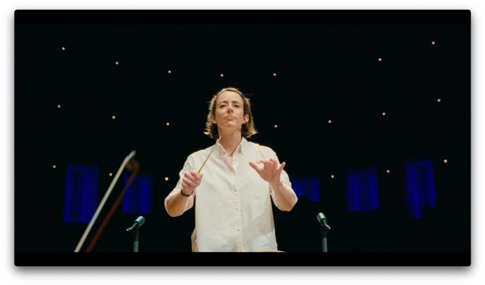 Lexington Philharmonic conductor Mélisse Brunet is profiled in the new documentary “Maestra,” which will have a premiere at the Kentucky Theatre on May 9.