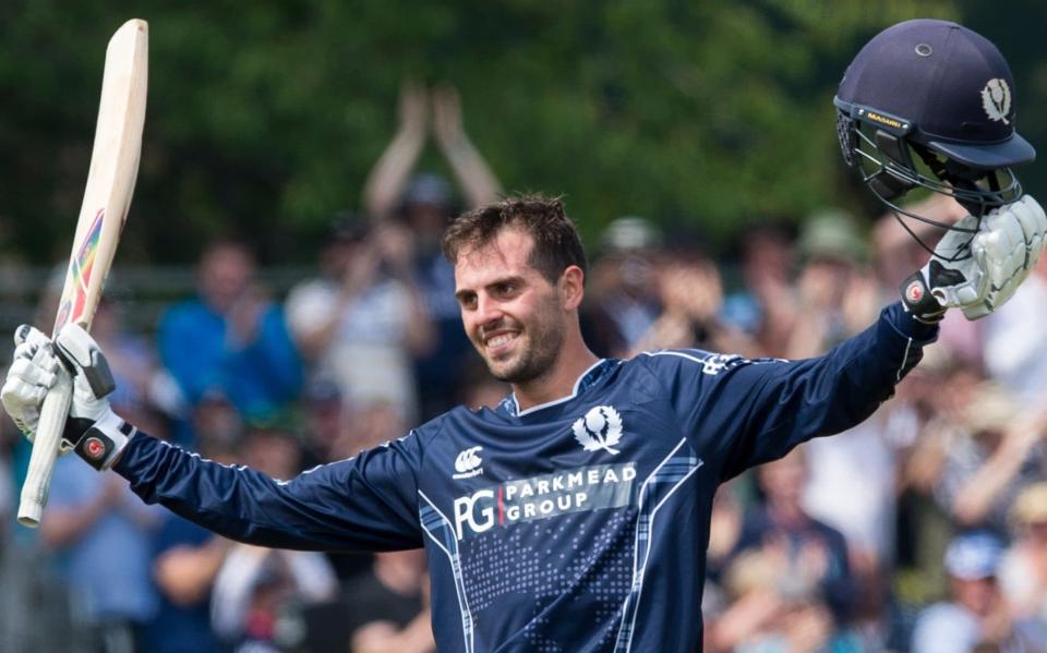 Calum MacLeod reaches his century - Getty Images Europe