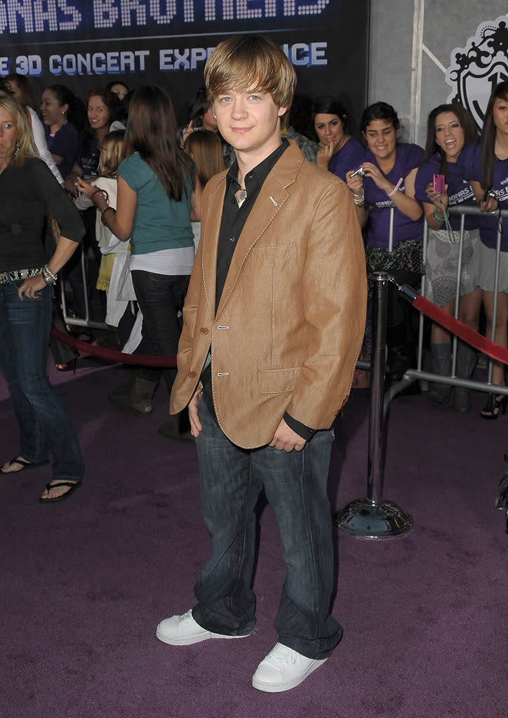 Jonas Brothers Concert 3D LA premiere 2009 Jason Earles