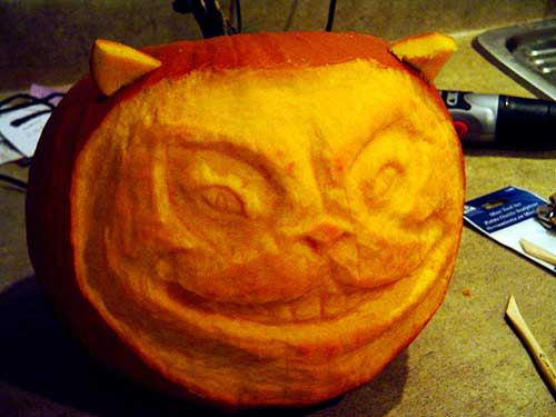 Cheshire cat Pumpkin