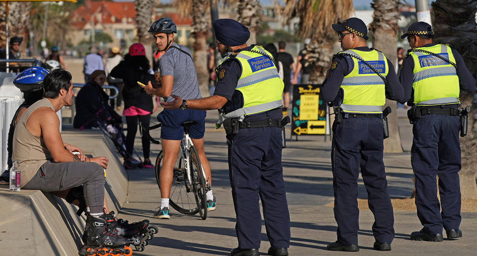 Less than one in ten Covid fines issued in Victoria have been paid. Source: AAP 