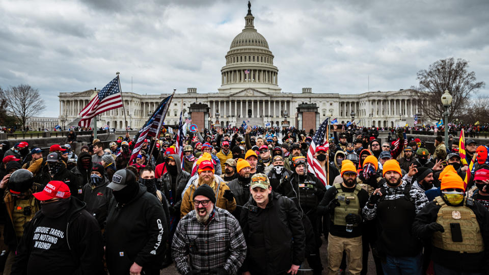 Pro-Trump protesters 