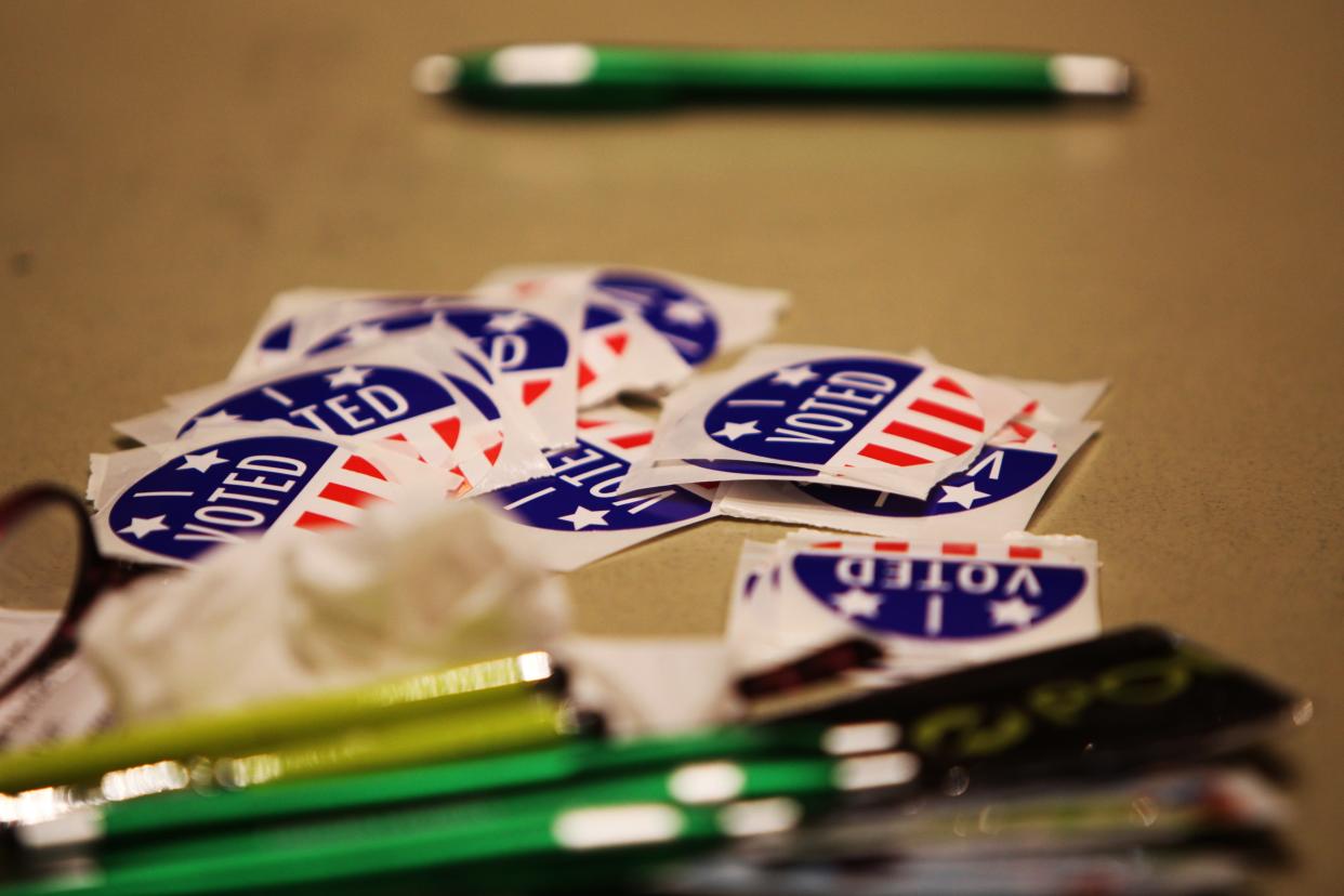 Scenes of midterm election voting at Second Baptist Church on Battlefield Road Tuesday, Nov. 8, 2022.