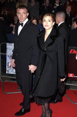 Guy Ritchie and Madonna at the London gala premiere of MGM's Die Another Day