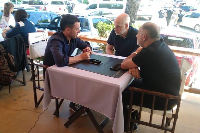 Horacio Rodríguez Larreta, Luis Juez y Rodrigo de Loredo