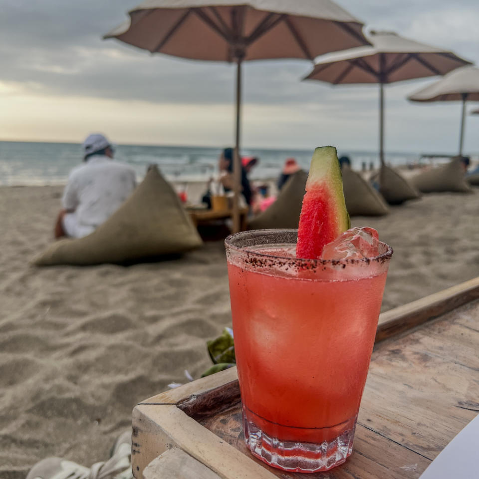 4D3N Bali Itinerary - Watermelon Mint Margarita at The Lawn