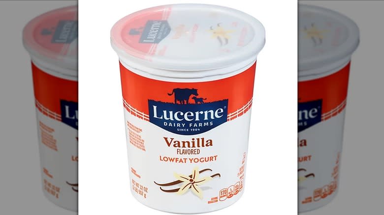 Lucerne Vanilla yogurt