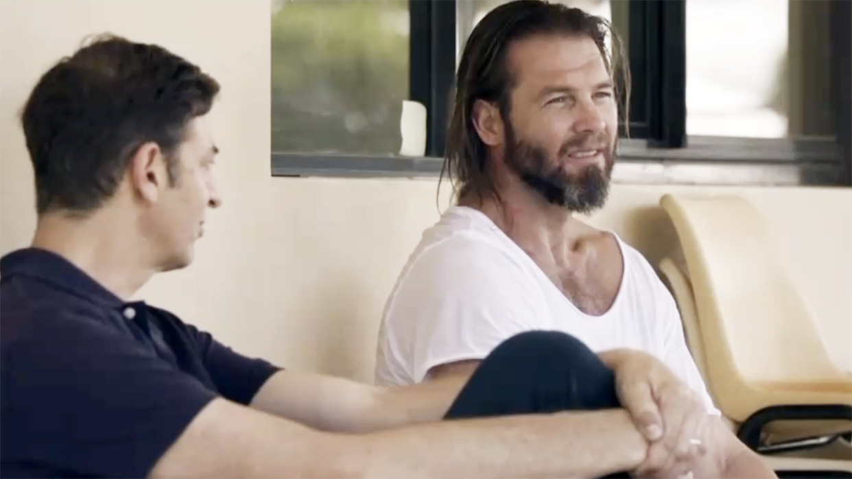 Ben Cousins spoke to Channel 7 in his first interview in 10 years. Image: Channel 7