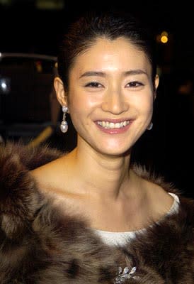 Koyuki at the LA premiere of Warner Bros. The Last Samurai