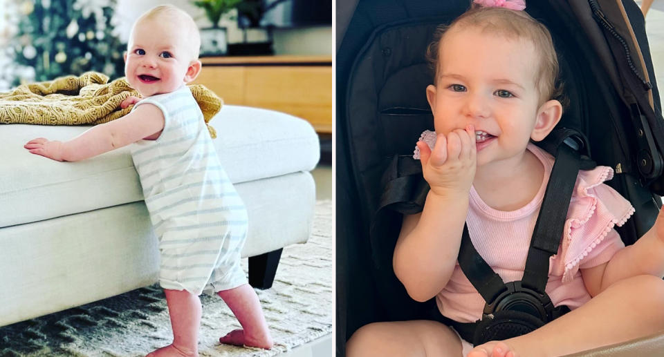 Leon and Danielle Green's children, son Sonny (left) and Airlie (right).