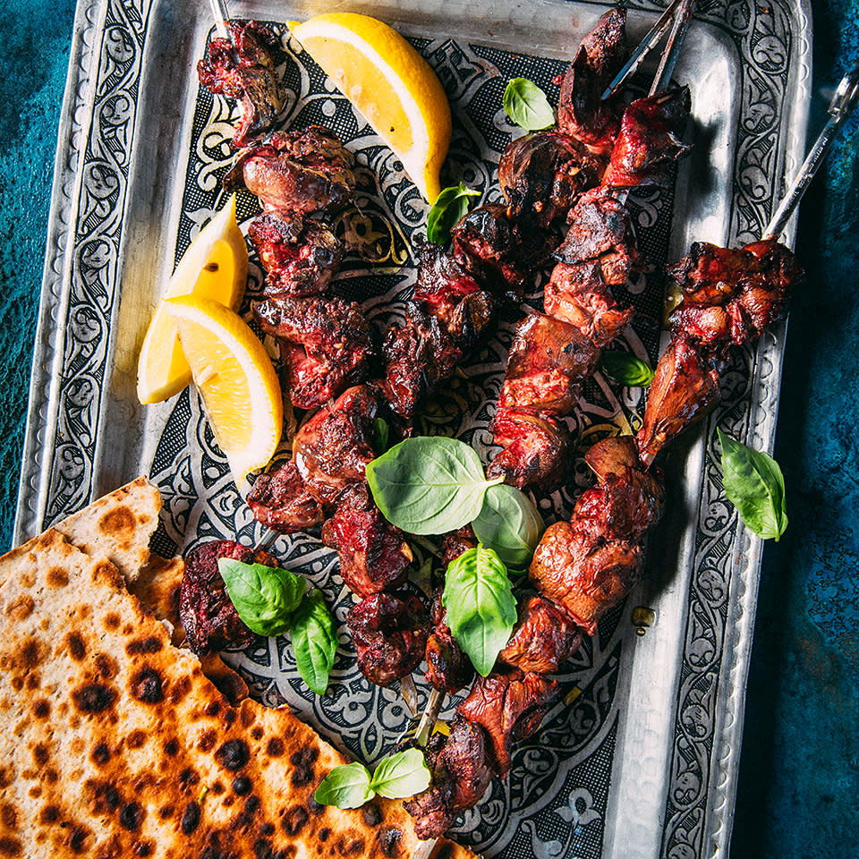 Grilled Liver Kebabs (Jigar)