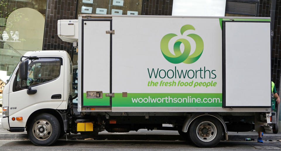 A Woolworths delivery 