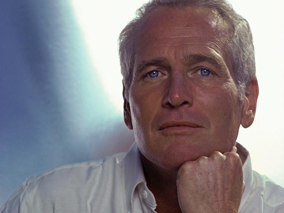 Paul Newman wearing rolex daytona