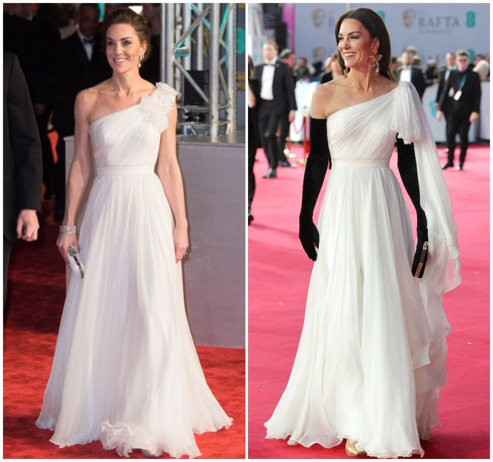 Princess of Wales Alexander McQueen Baftas - Getty Images